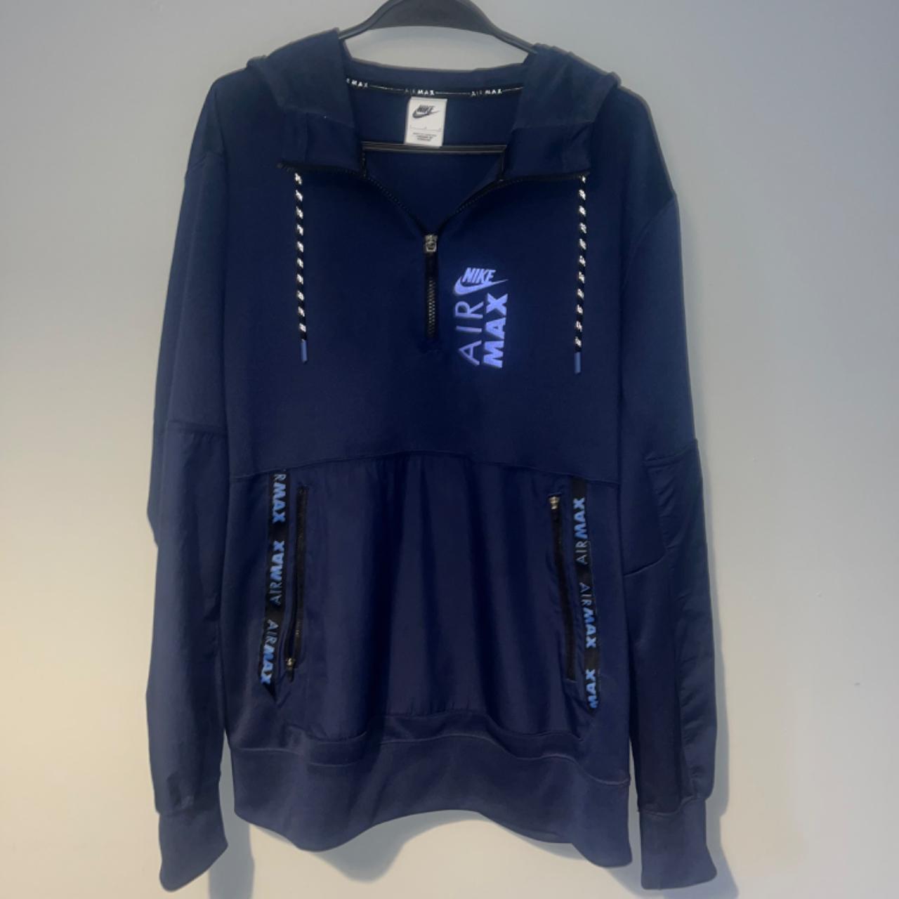 navy blue nike air max tracksuit