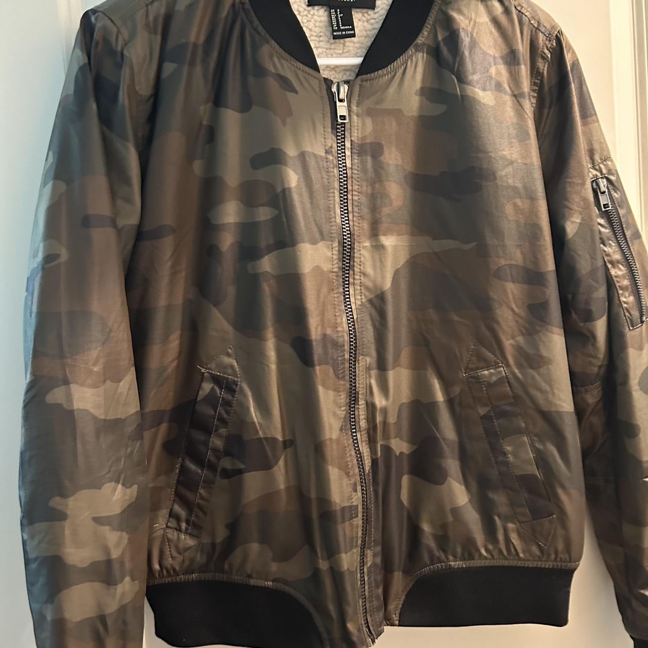 Camo bomber jacket forever 21 best sale