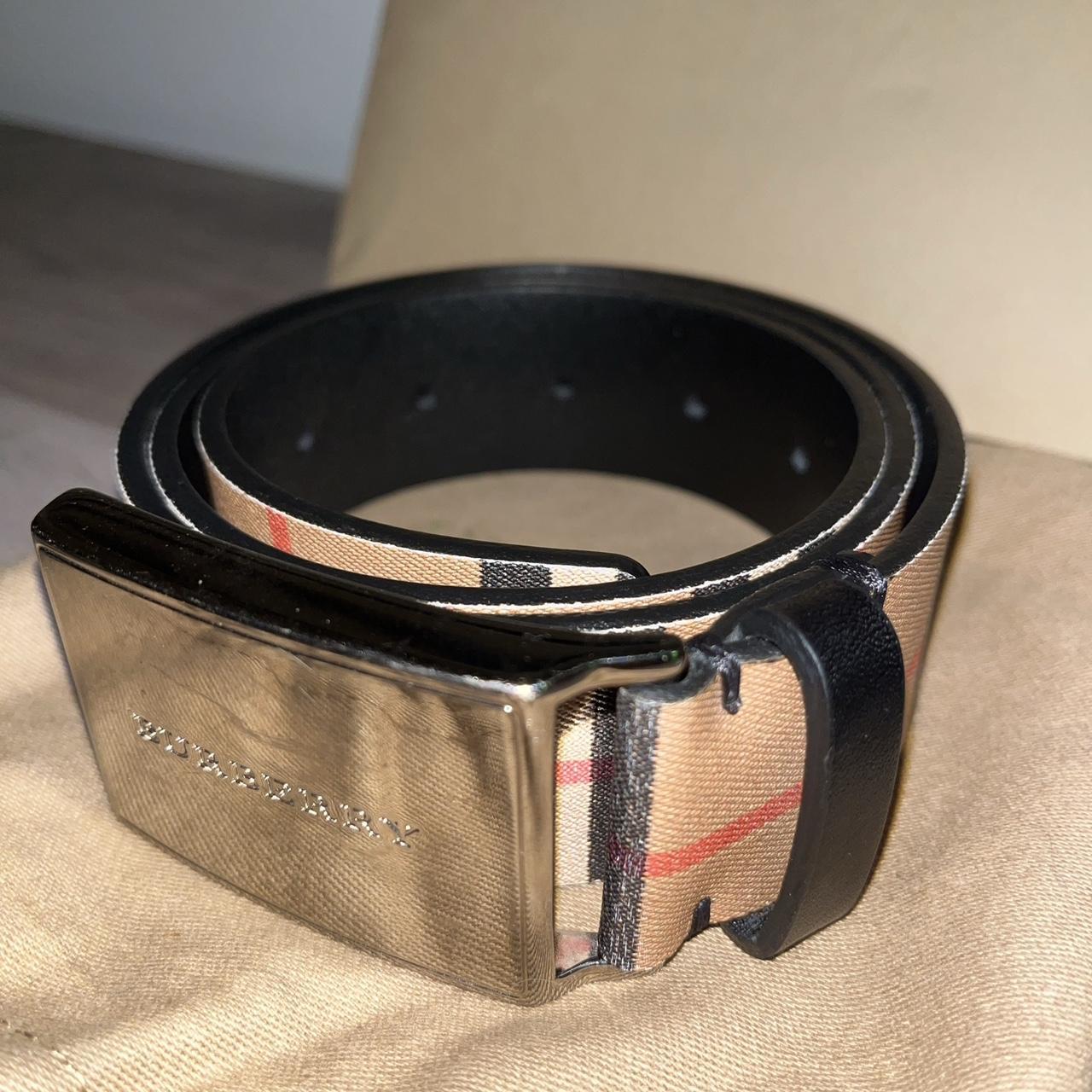 Burberry size 80 belt best sale