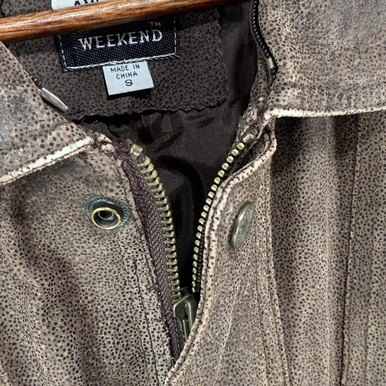 Men's Jacket - Brown - S – VTG American Weekend L… - image 6