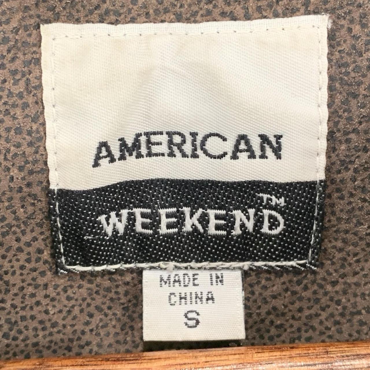 Men's Jacket - Brown - S – VTG American Weekend L… - image 7