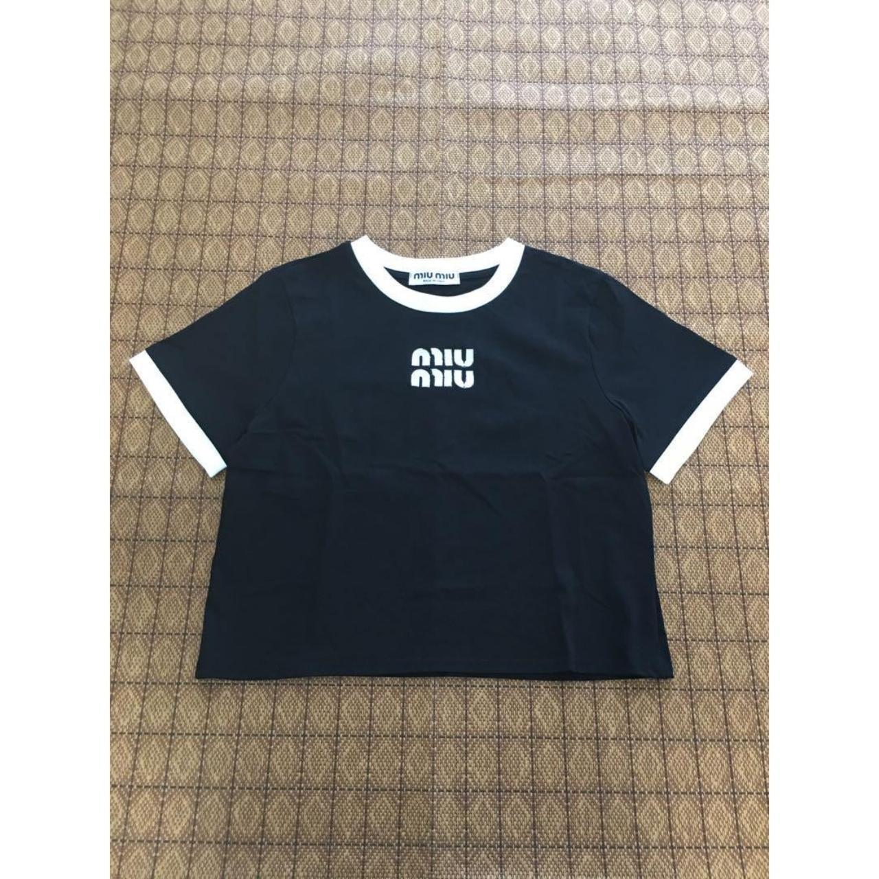 Brand new-like ➱ Miu Miu T-shirt L Summer popular | Depop
