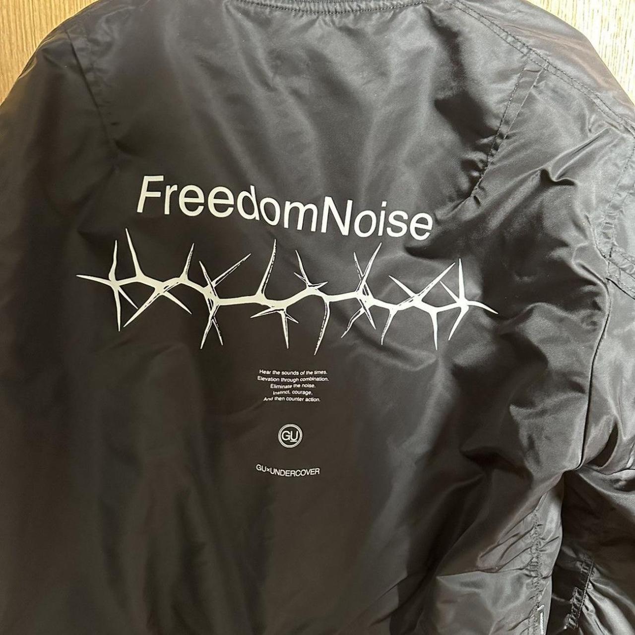 GU UNDERCOVER FREEDOM NOISE MA-1 ジャケット M GU x UNDERCOVER AW21 'Freedom Noise' MA-1 Graphic Bomber – DRIEW