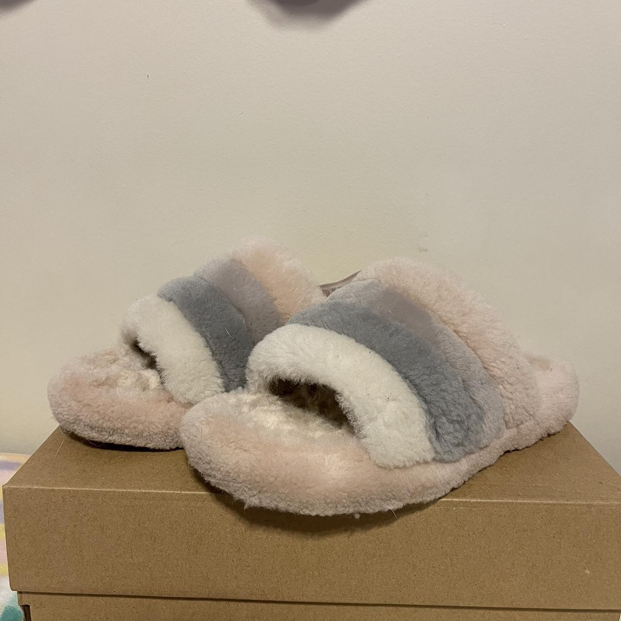 Pastel Fluff Yeah Uggs Size 4 Kids Women’s 6 fluff... - Depop