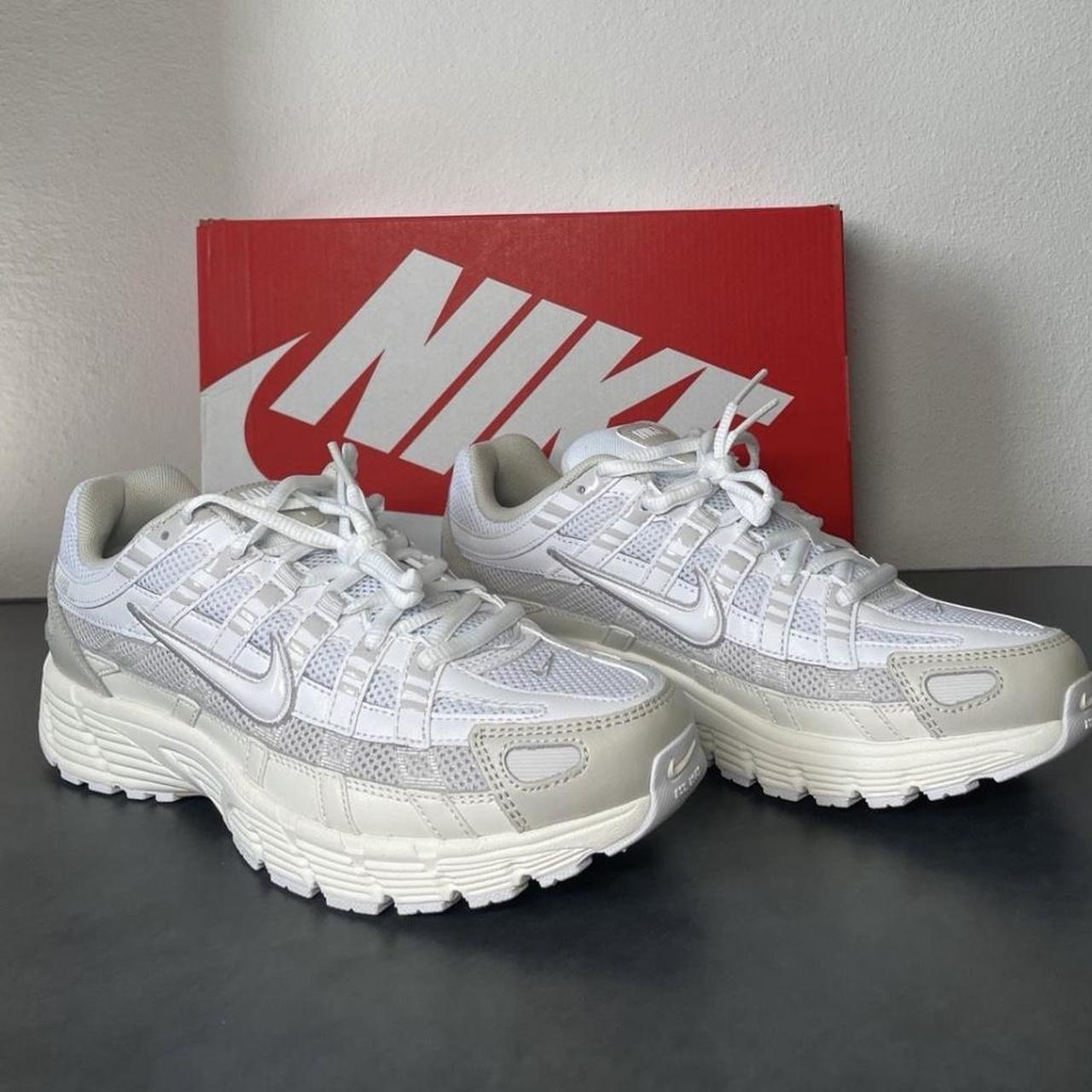 Nike triple white p6000 trainers best sale