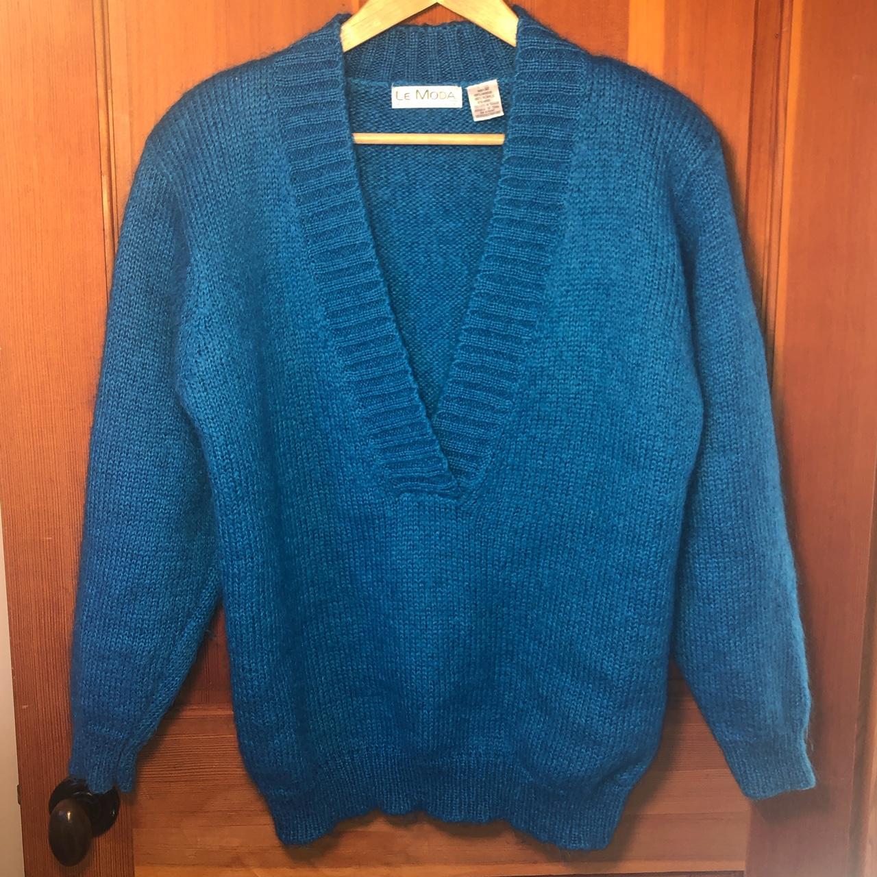 Women's Blue Jumper Depop