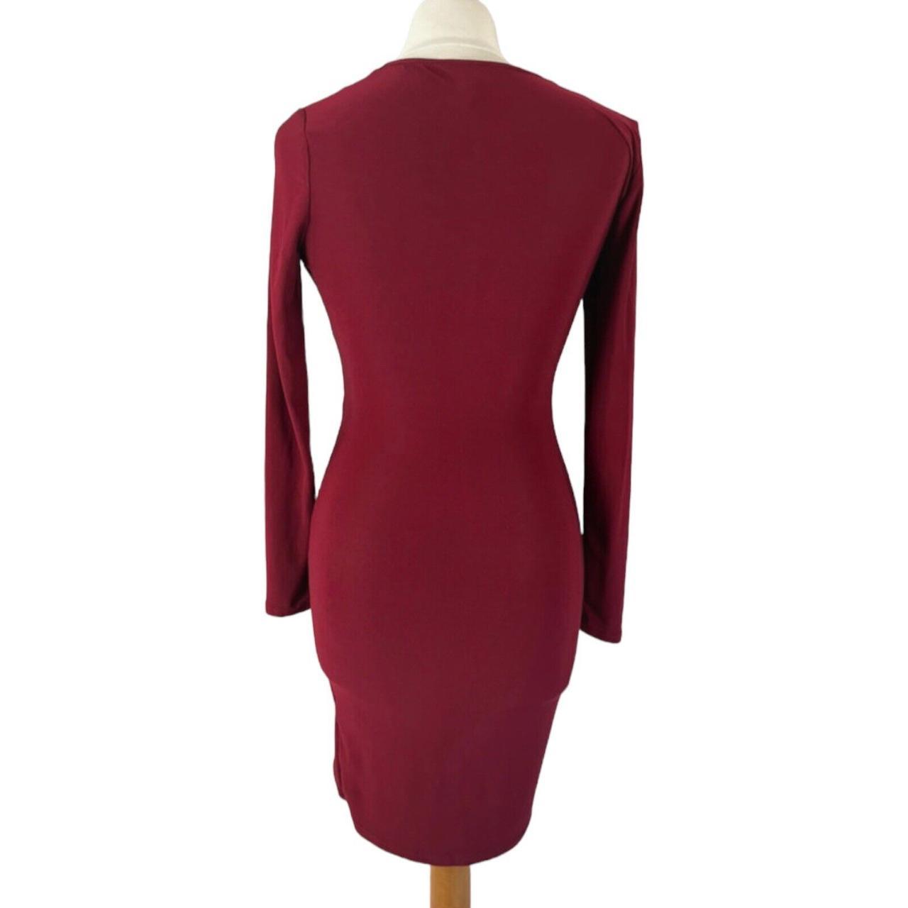 Lipsy Plunged Bodycon Ruched Faux Wrap Depop