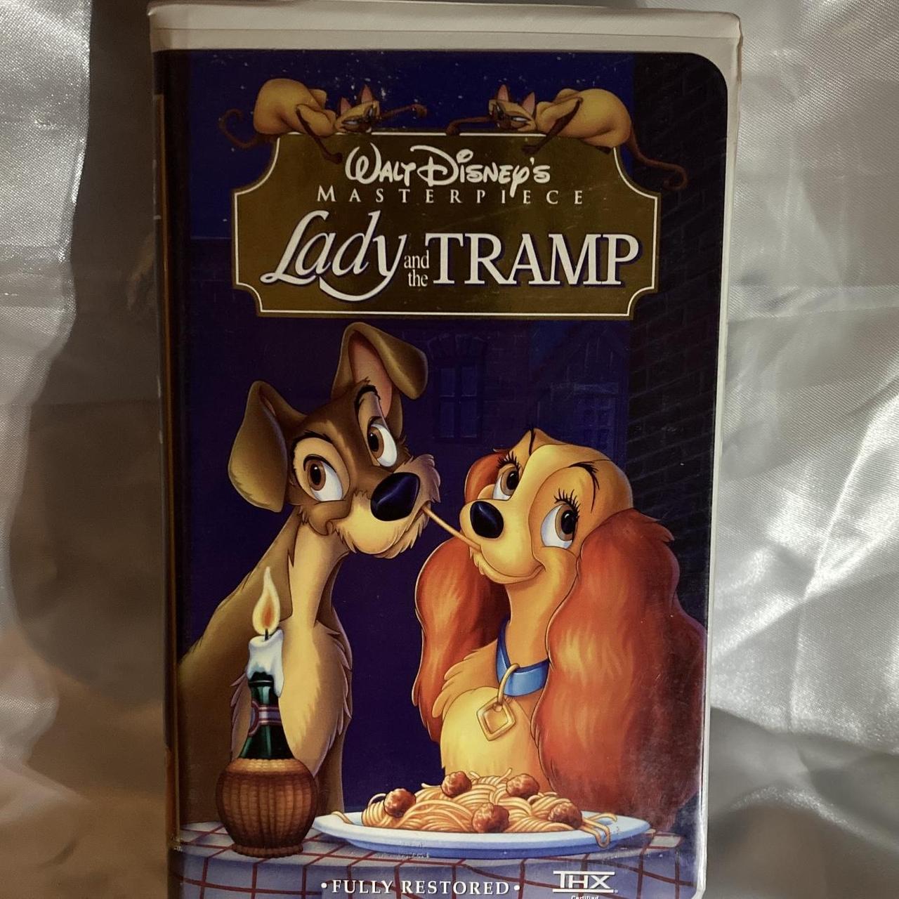 Walt Disney high quality Masterpiece Lady and the Tramp VHS