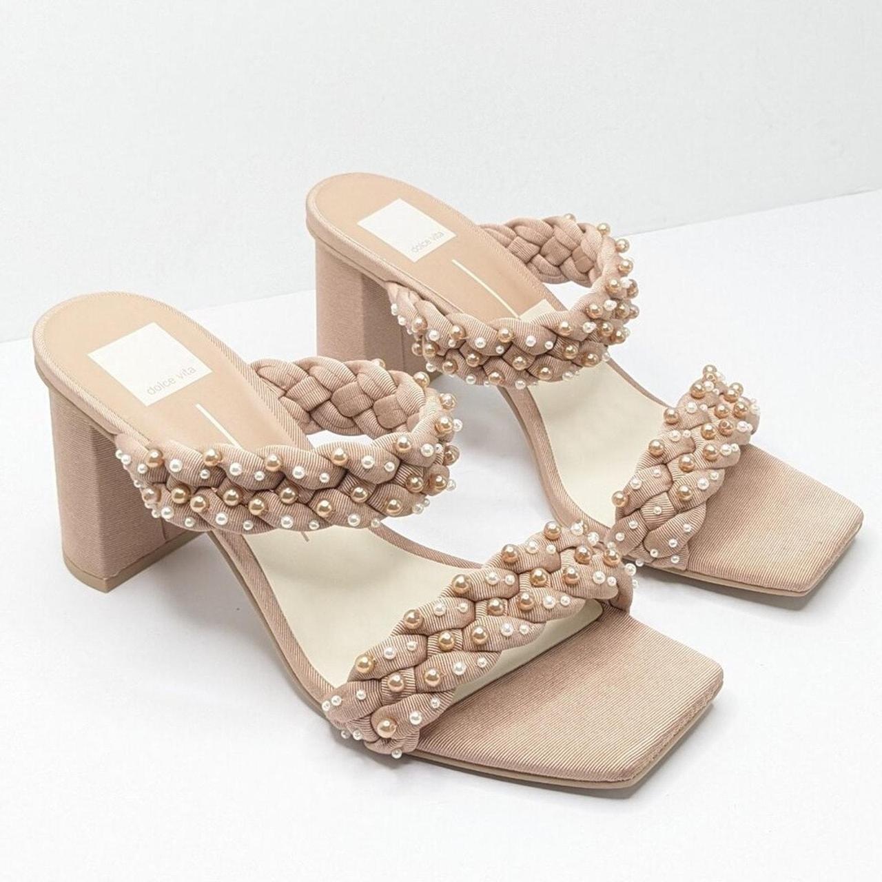 Dolce Vita Women's Sandals Tan US 10 – Dolce Vita Pailey Pearl