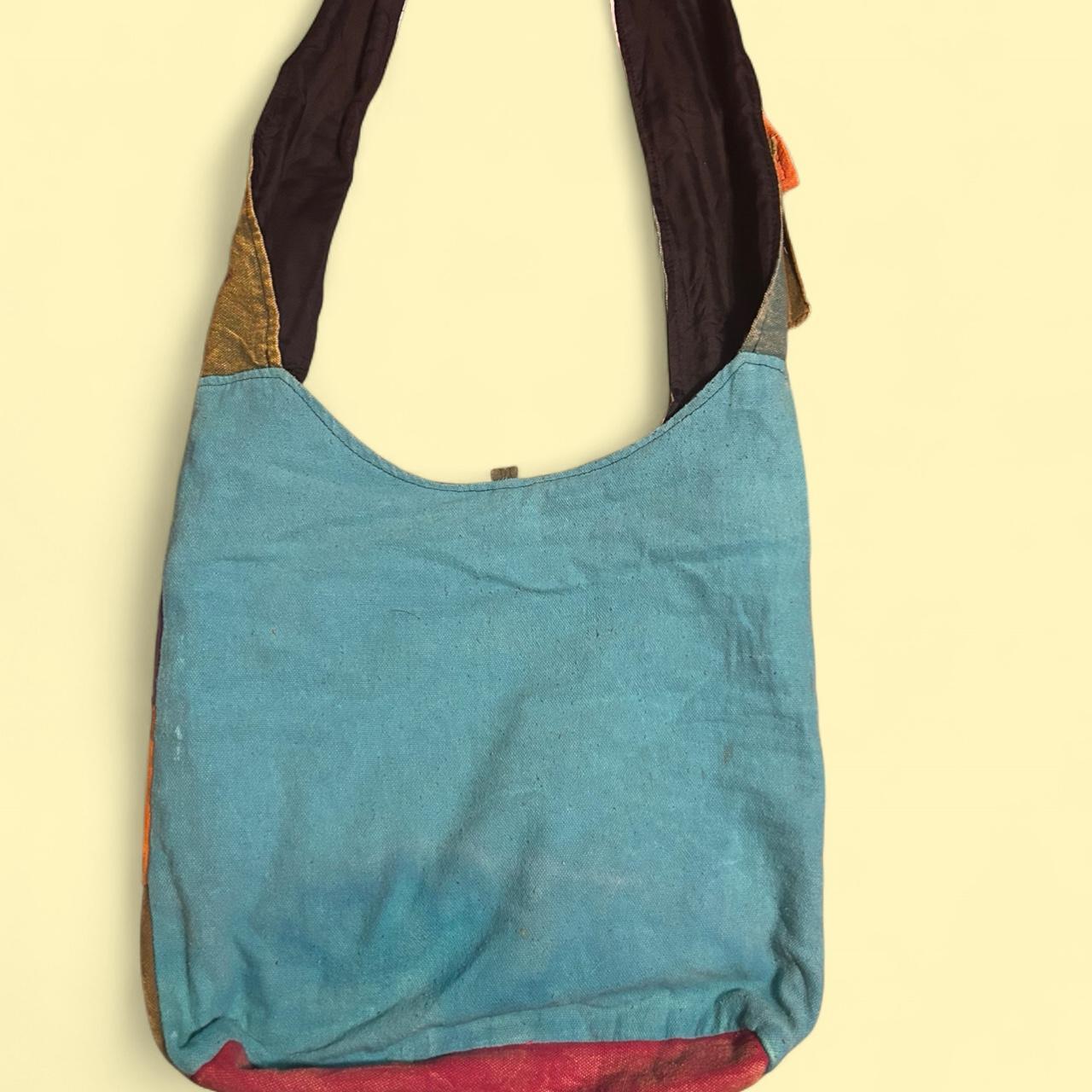 Women's Bag - Multi – Handmade patchwork canvas b… - image 2