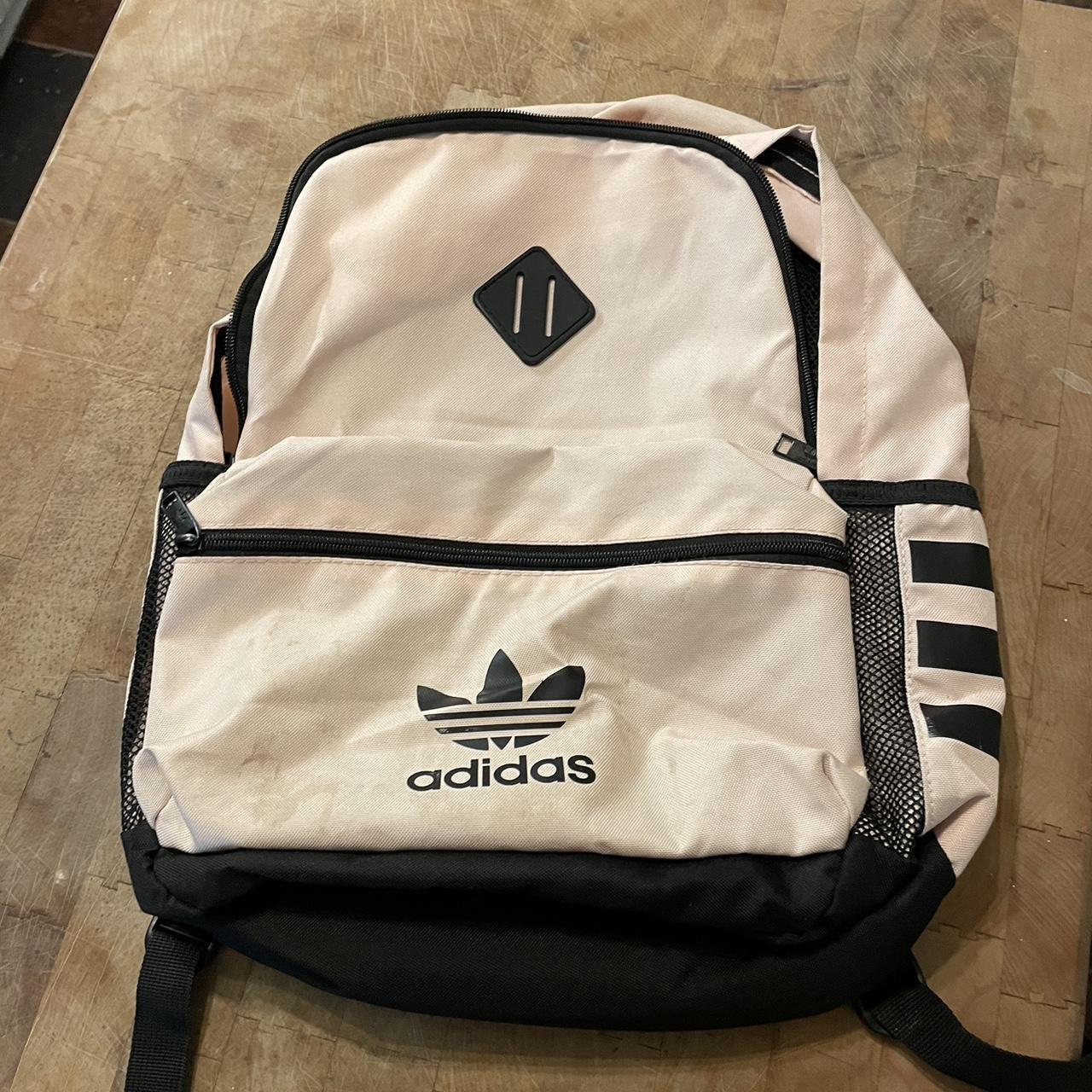 Pink adidas back pack best sale