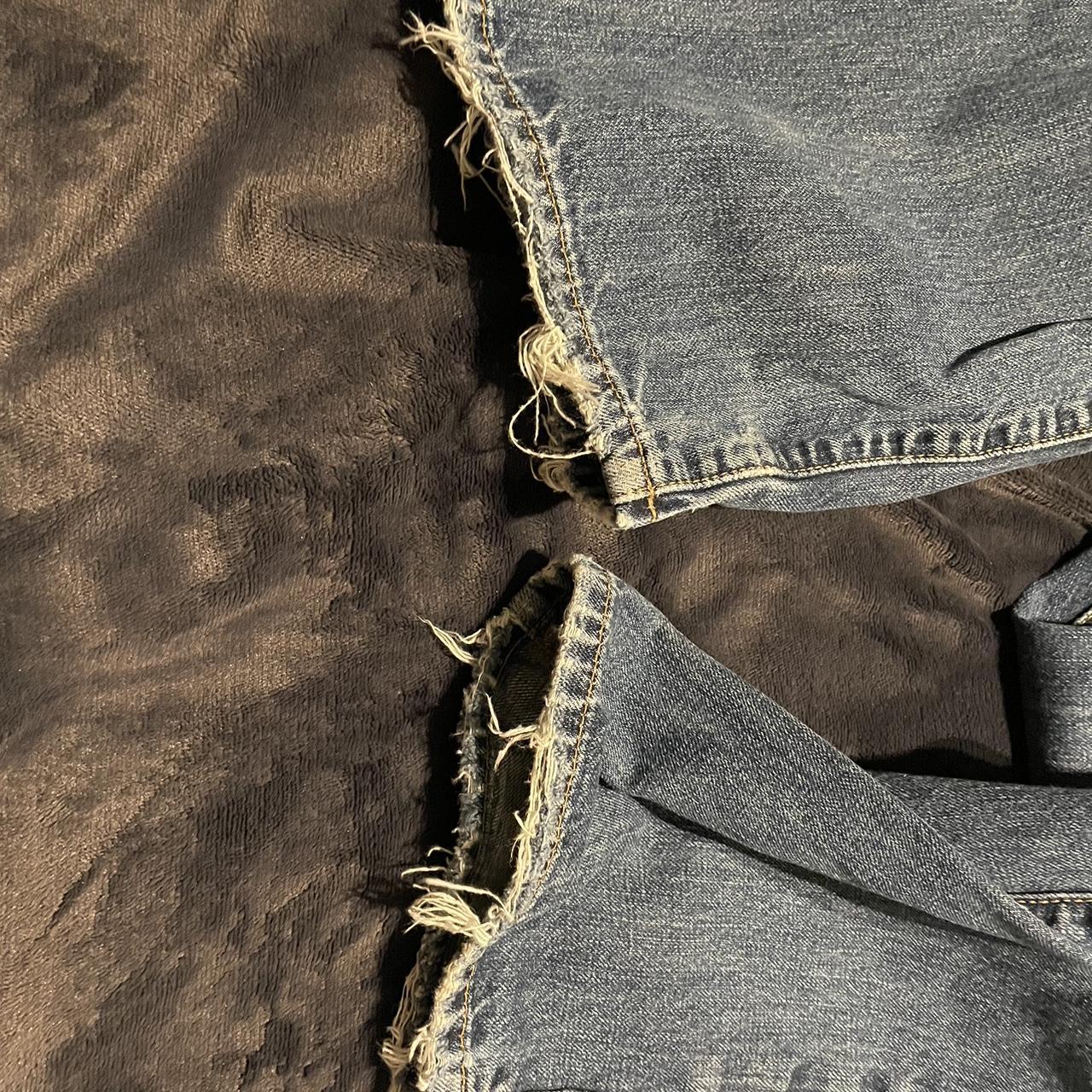 36x34 worn jeans with a light wash No holes in | Depop