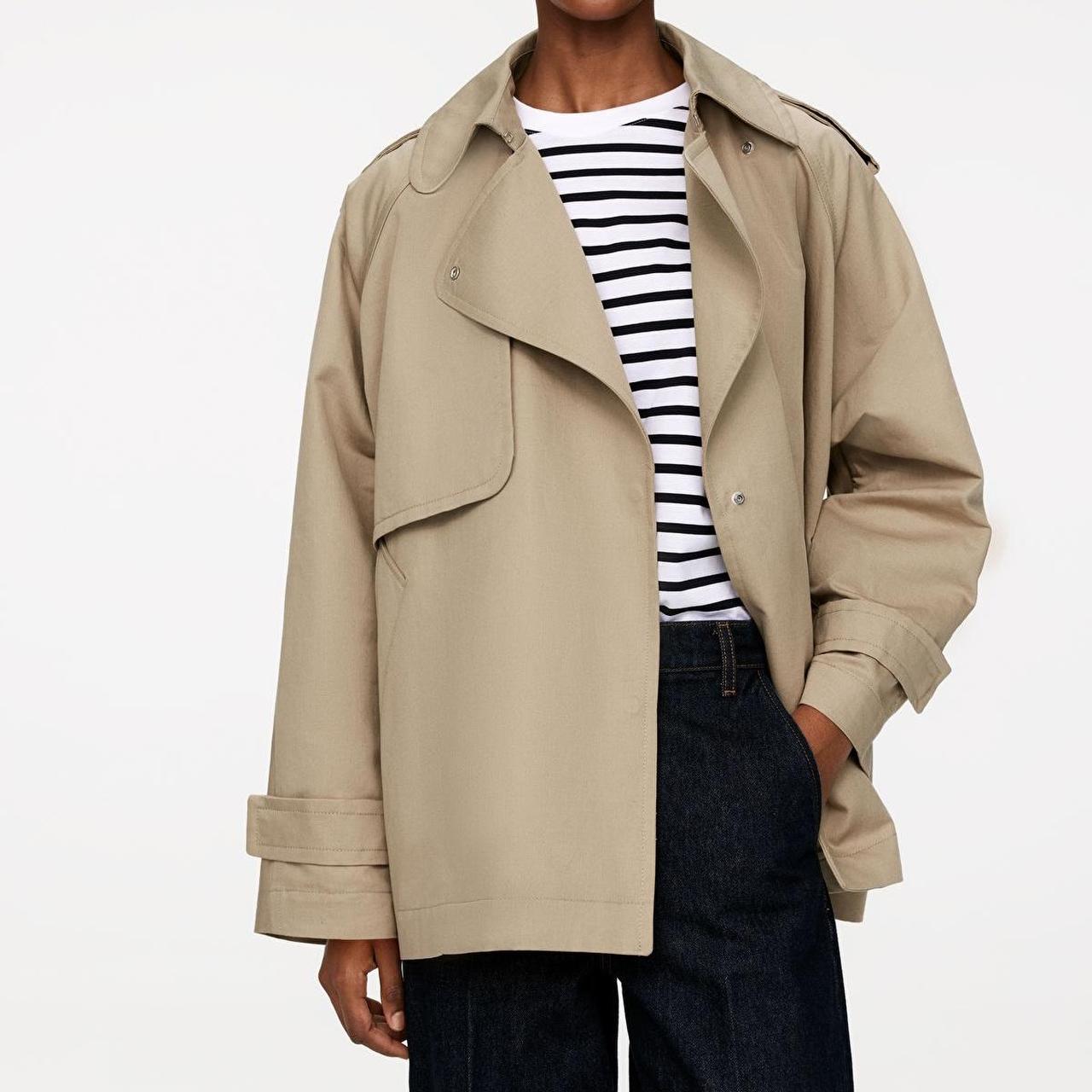 Arket Short Trench Coat | Depop