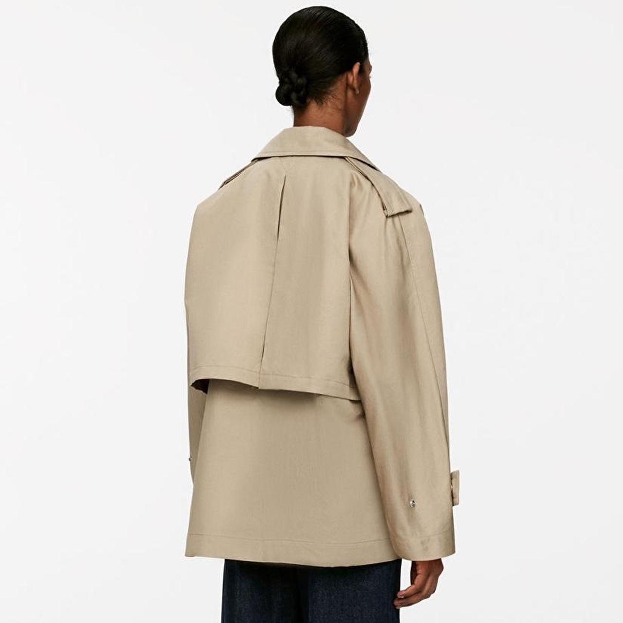 Womens Coats Short Oversized Trench Coat Arket Short Trench Coat