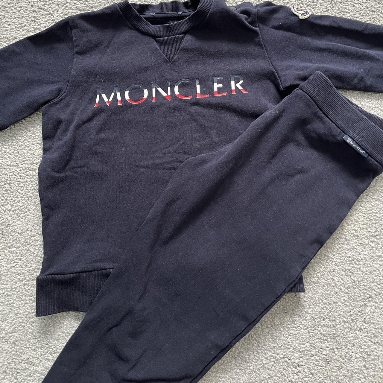 Kids moncler tracksuit Worn a few times still plenty... - Depop