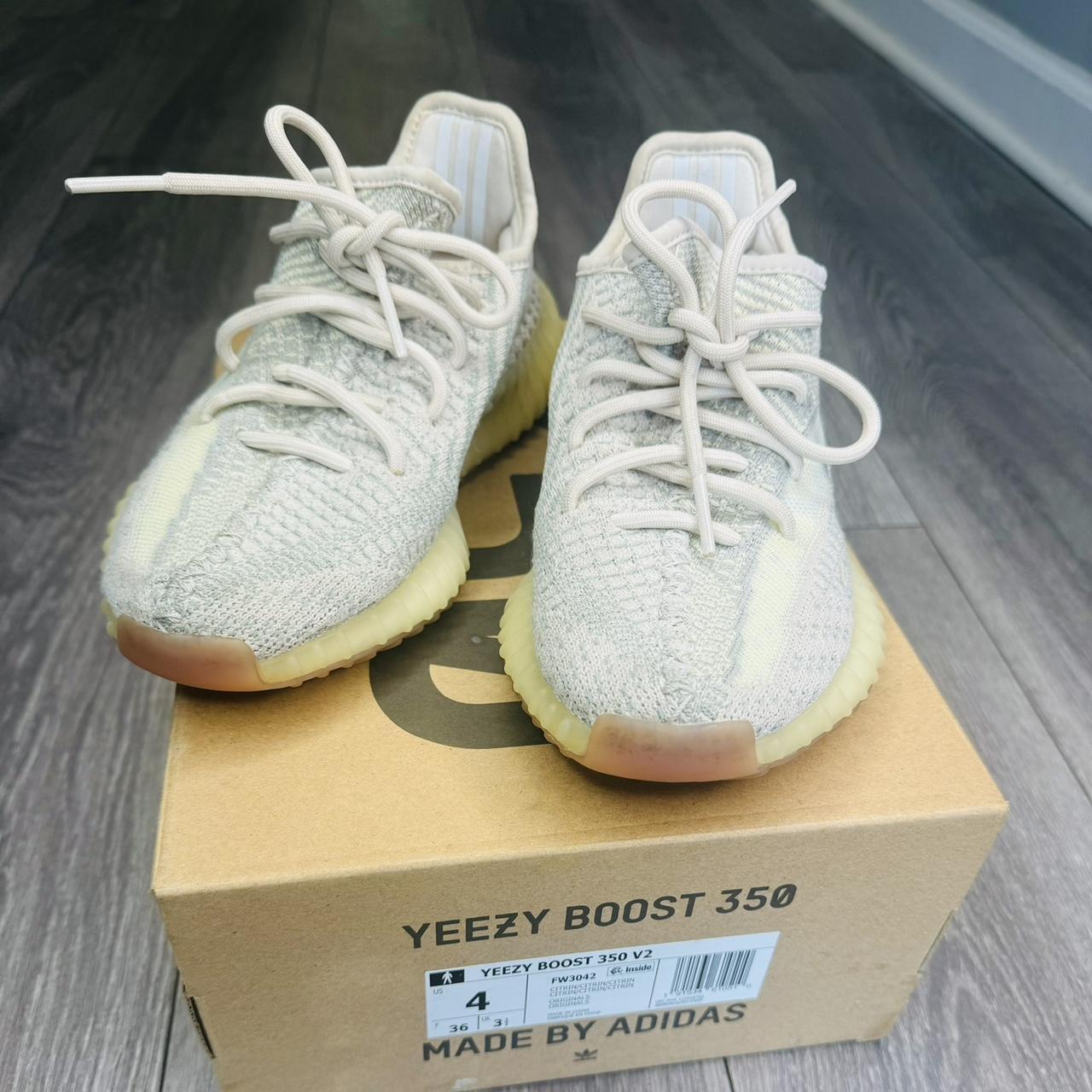 yeezy natural on feet