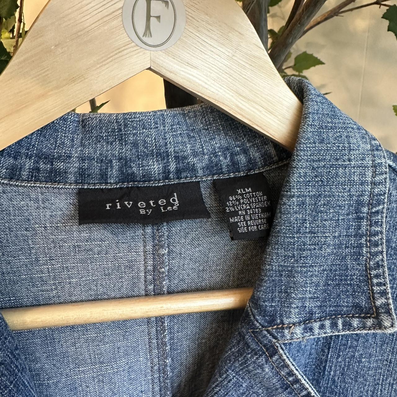 Lee Women's Jacket - Blue - XL – Riveted denim ja… - image 2