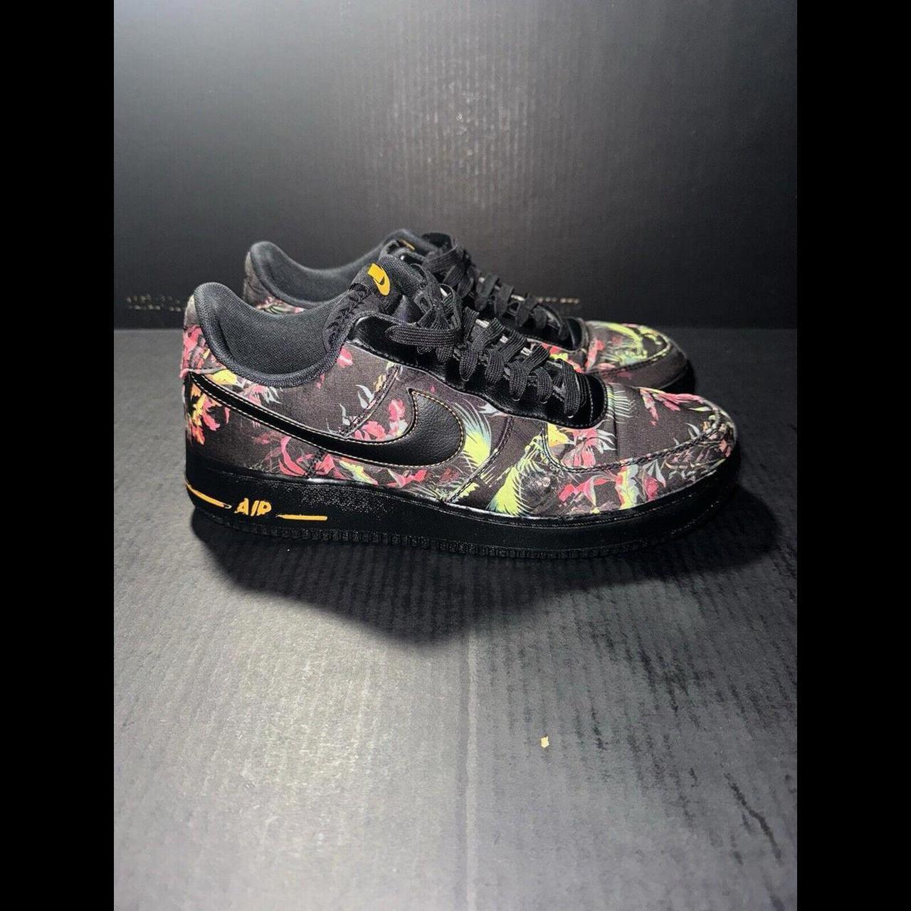 Nike Men s Air Force 1 LV8 Floral Black Color Depop