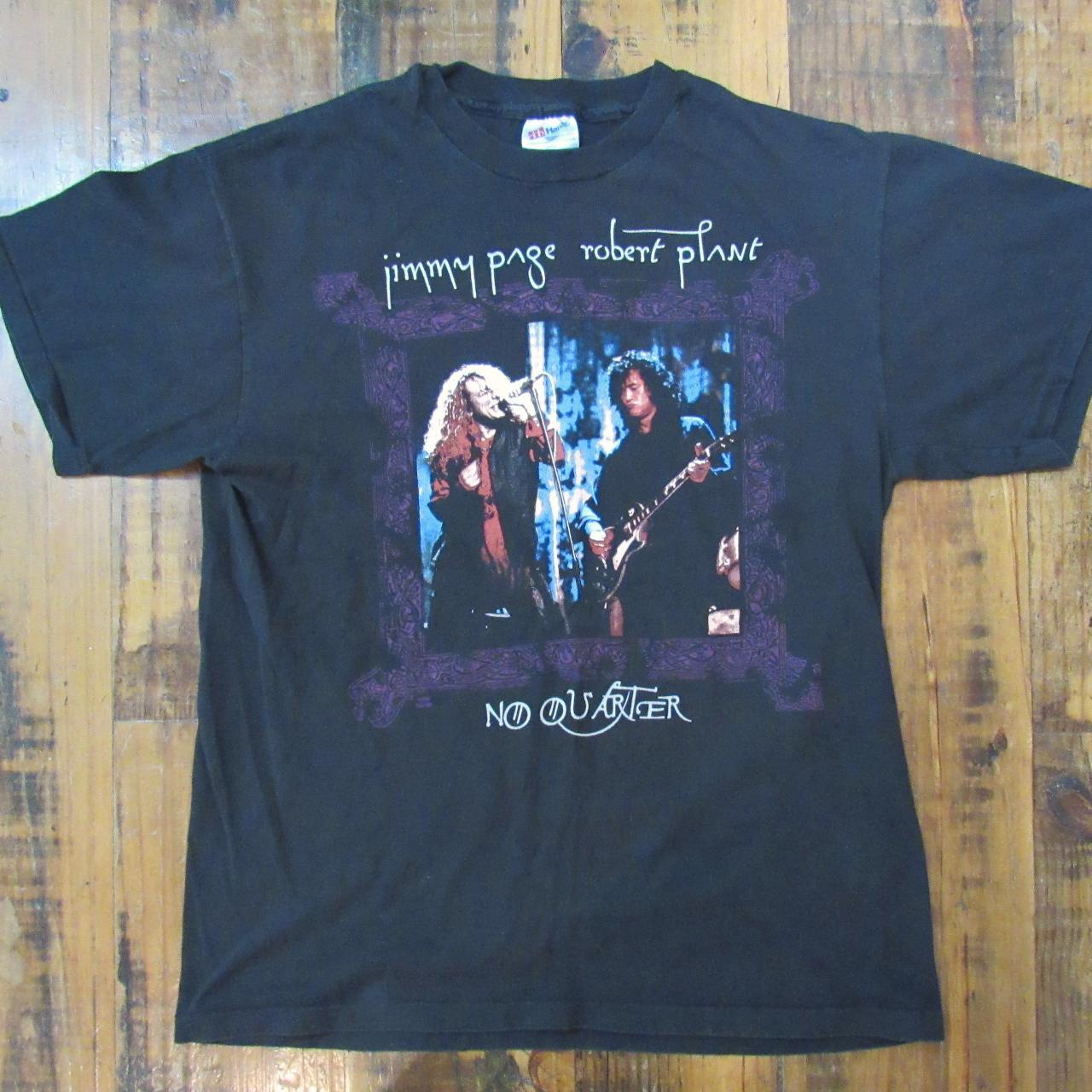 Vintage Jimmy Page Robert factory Plant No Quarter 1995 World Tour T-Shirt