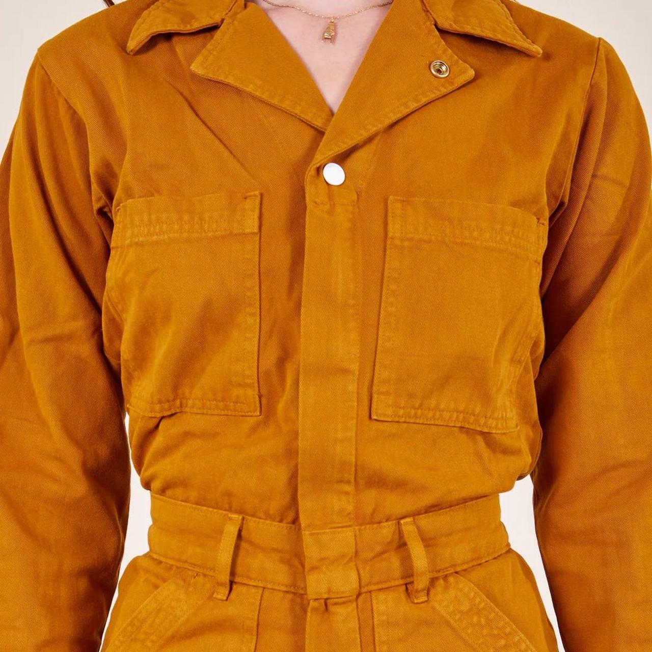 Big Bud Press Long Sleeve Jumpsuit In Spicy Mustard Depop