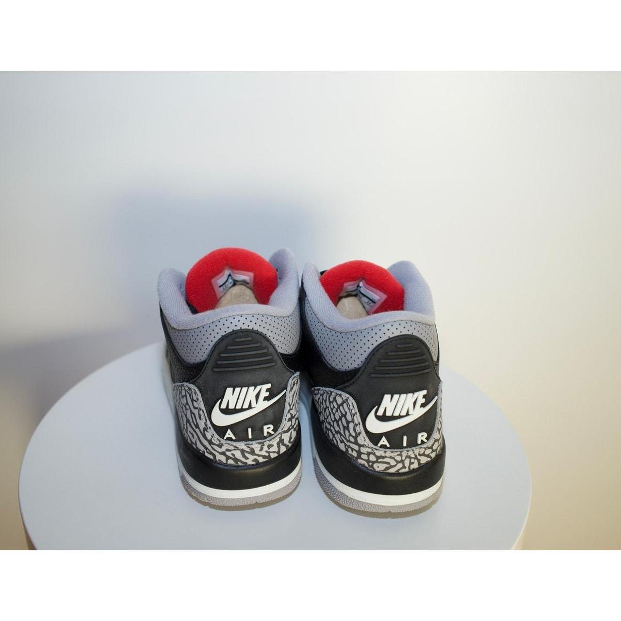 Nike Air Jordan 3 Retro Black Cement Sneakers / Size | Depop