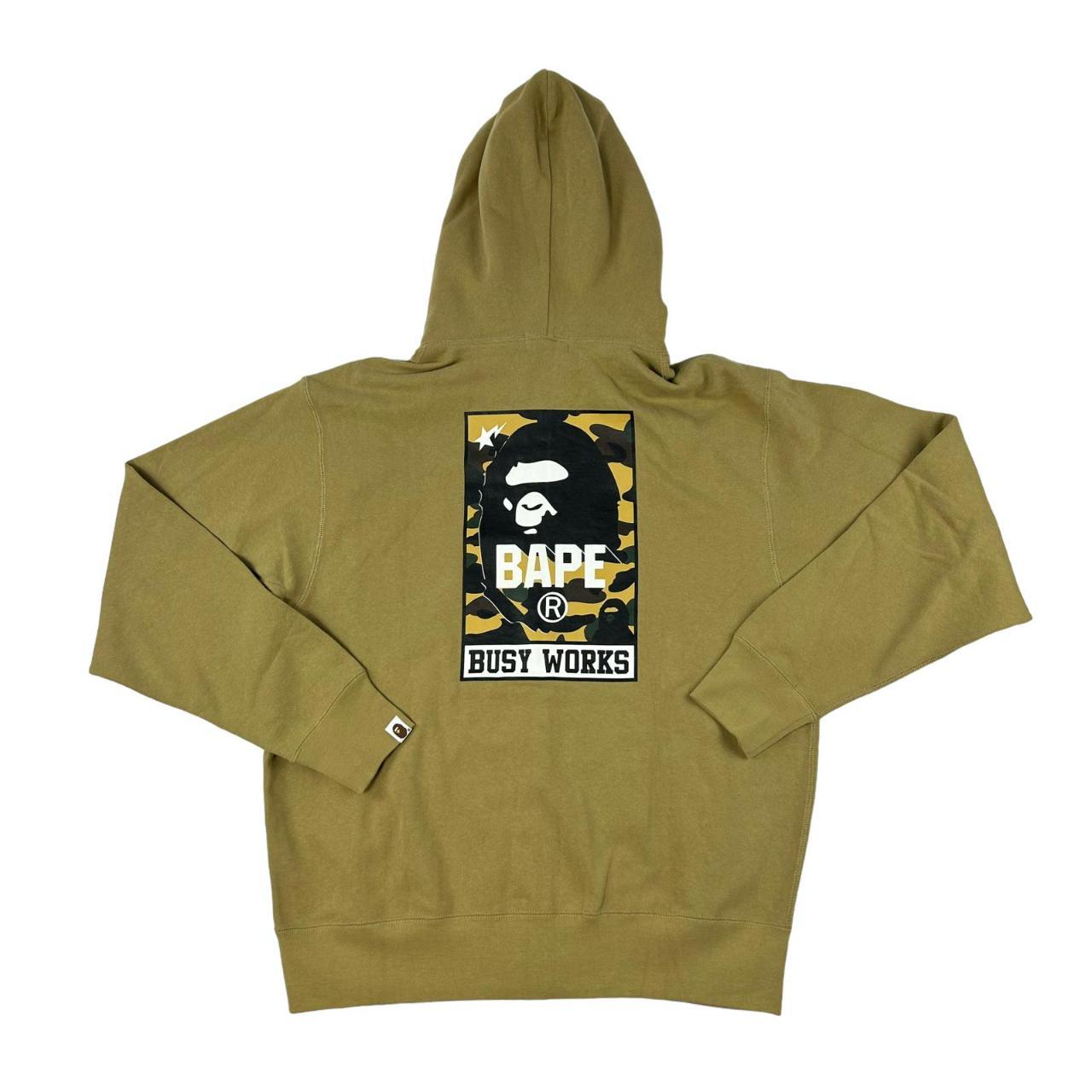 NEW 1st Yellow Camo Bape Full Zip Hoodie Color is a Depop