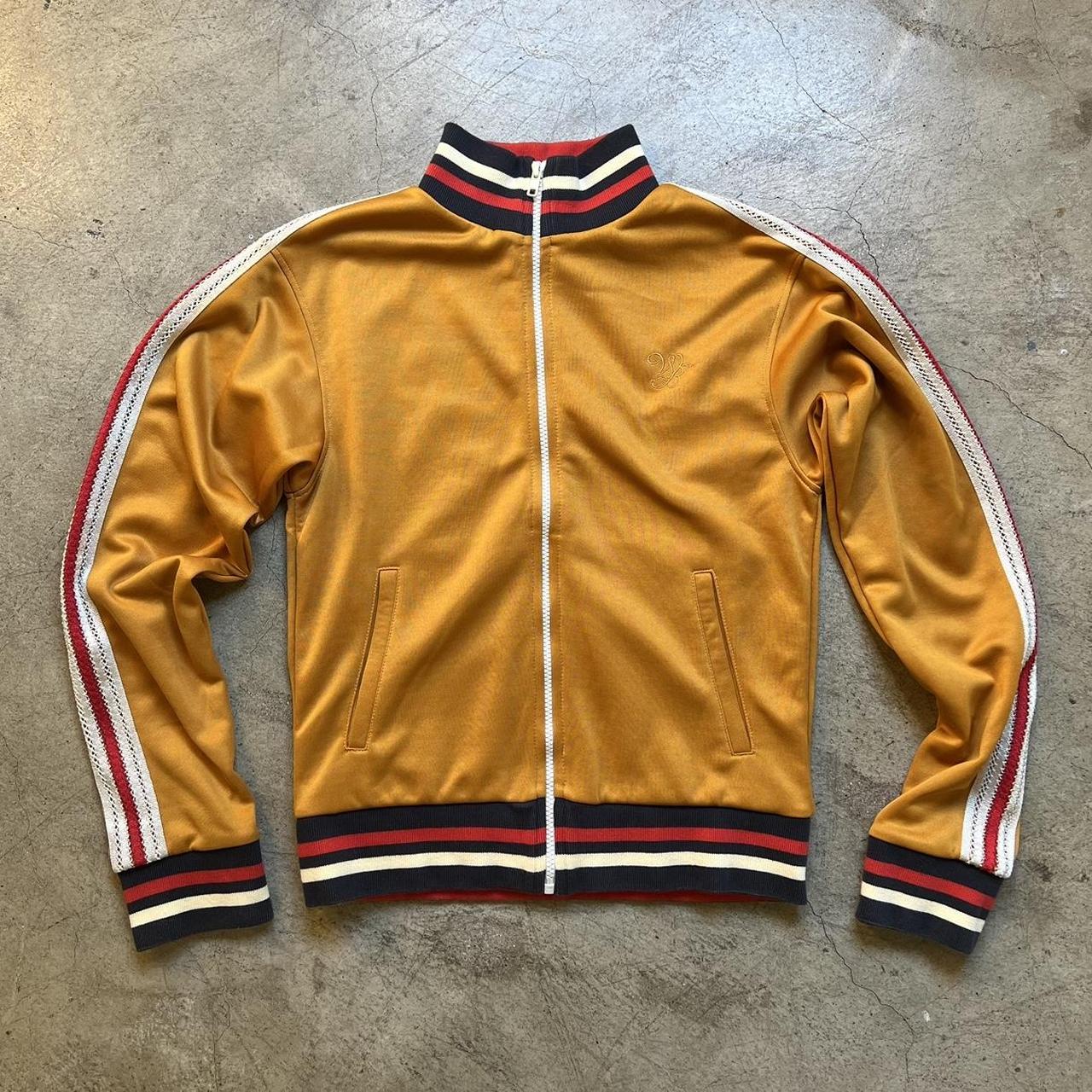 Wales Bonner Yellow “Black Sunlight” Zipper Track... | Depop 