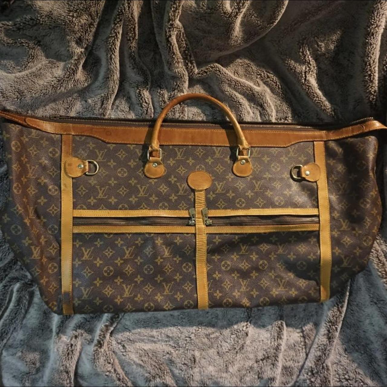 Louis Vuitton Travel Bag LARGE LV vintage 80s / - Depop