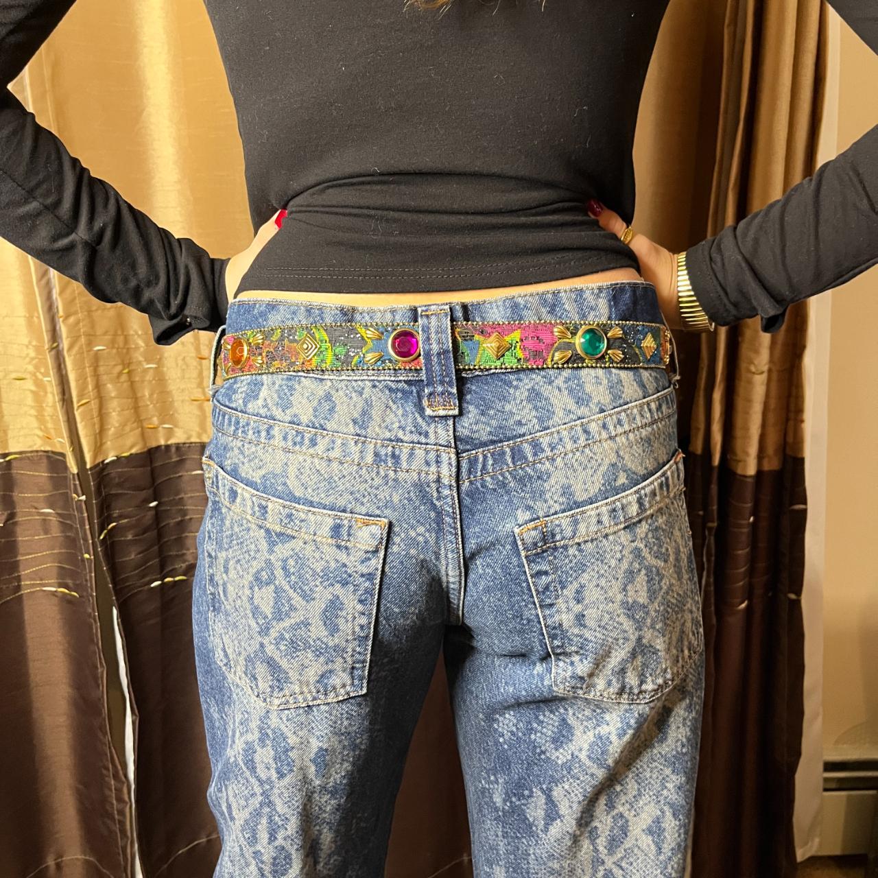 Source Unknown Women's Belt - Blue/Multi – Bejewe… - image 2