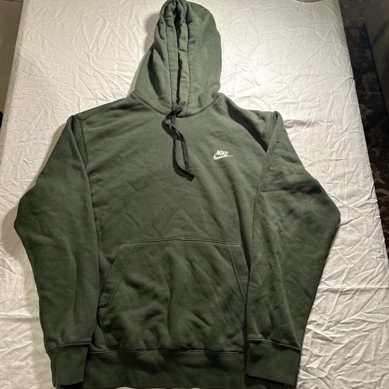 khaki green nike jumper