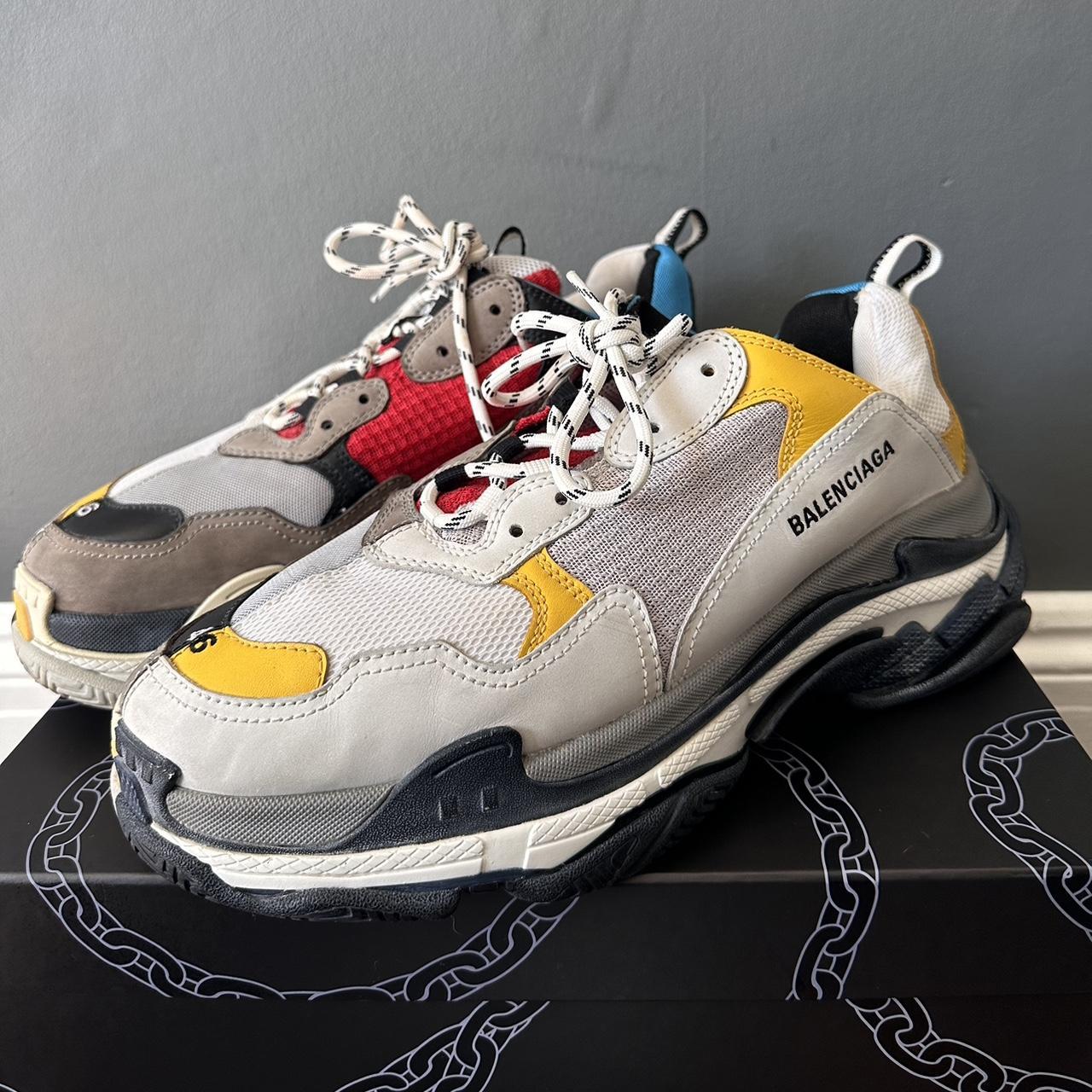 Balenciaga Triple S Half Half Colorway Depop