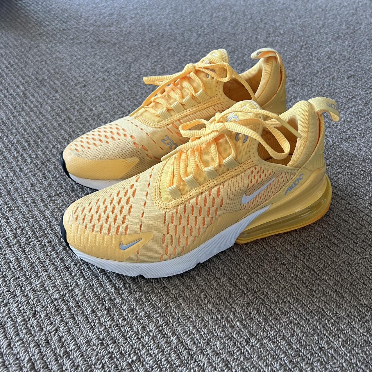 yellow 270s nike us 6 uk 3.5 my brother grew out of. Depop