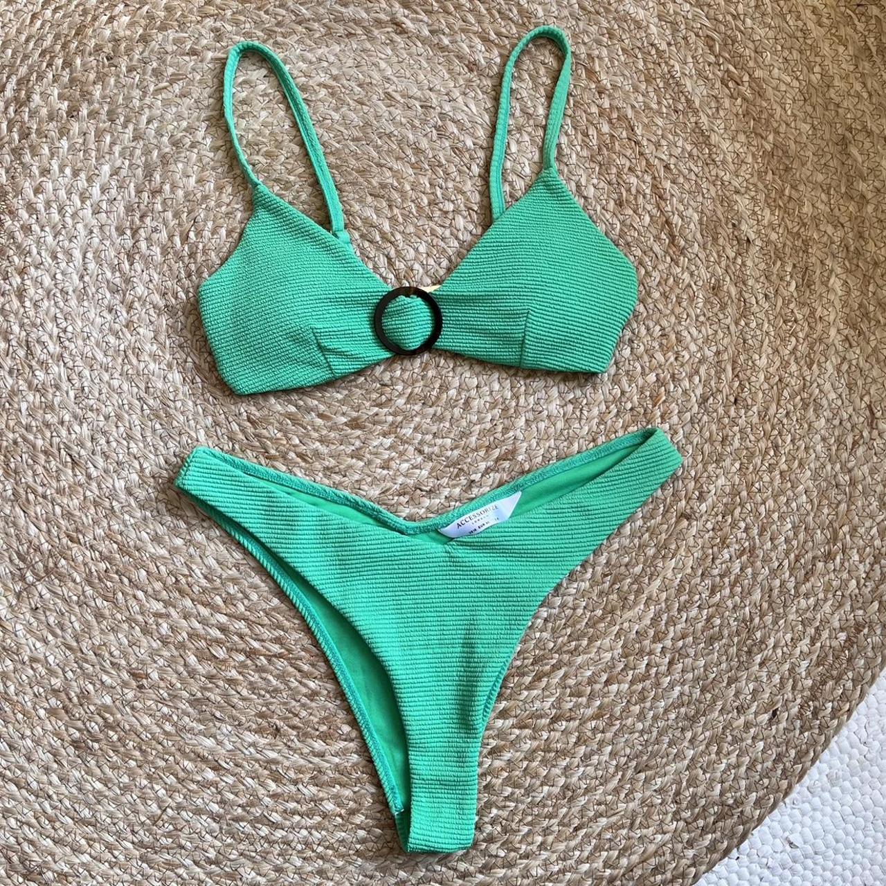 Accessorize Women's Green Bikinis-and-tankini-sets | Depop