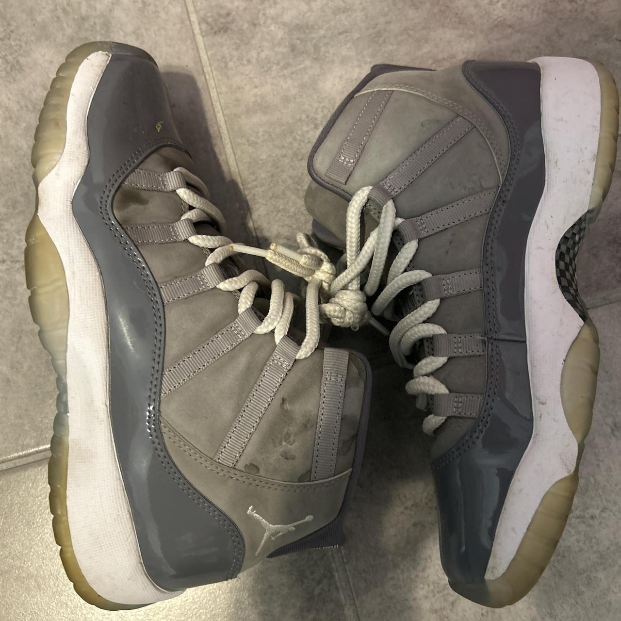 AIR JORDAN 11 RETRO COOL GREY GS SIZE 7. Depop