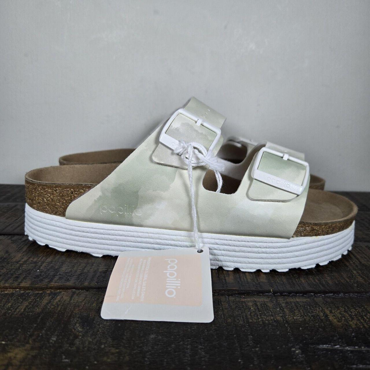 Birkenstock Women's Sandals Green/White US – Papillio