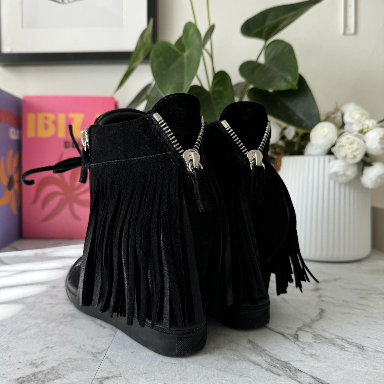 Giuseppe Zanotti Black Wedge Sneakers Australia Talon Black Patent