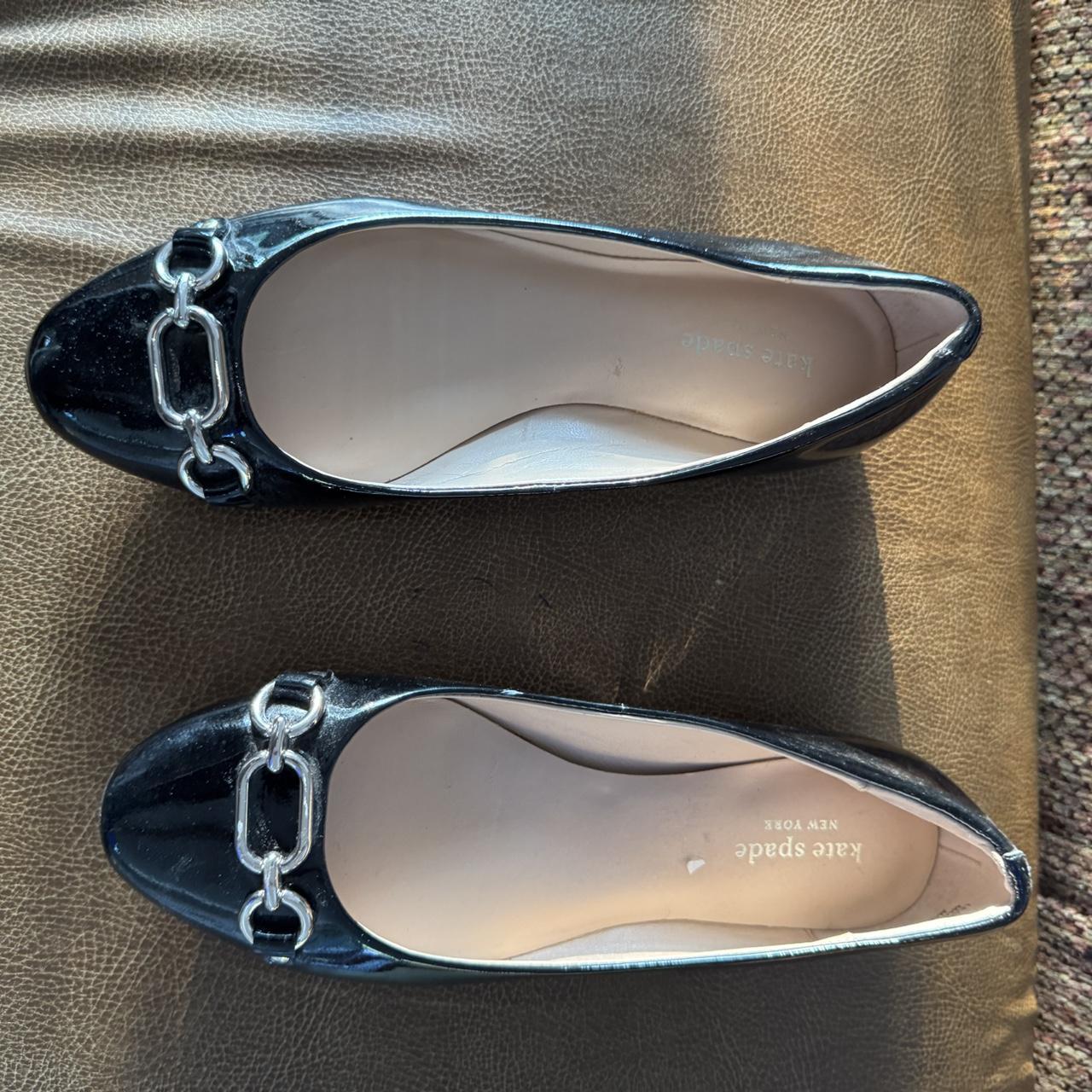 Kate spade patent leather ballet flats with Depop