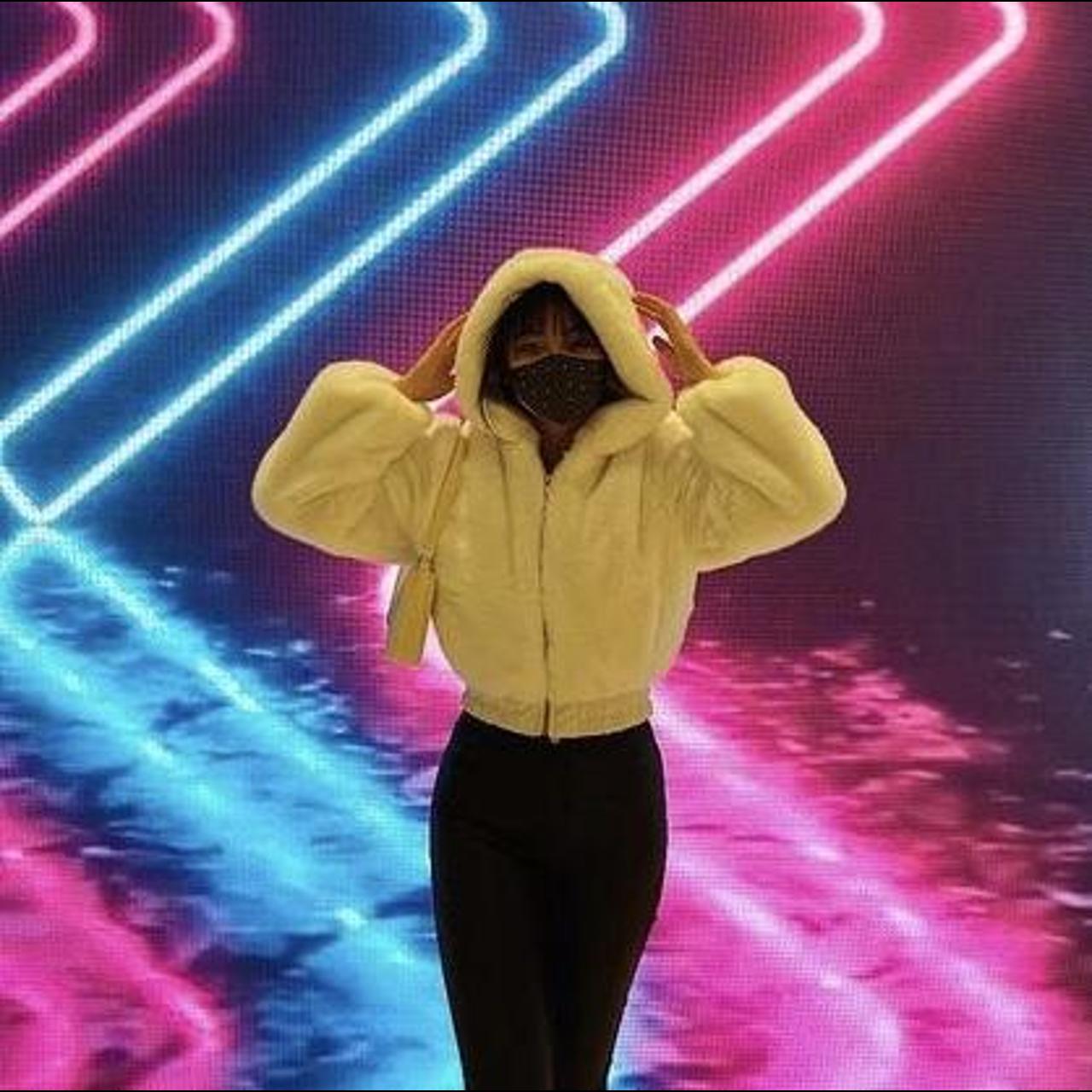 I.AM.GIA perfect condition white fur 717 jacket in | Depop