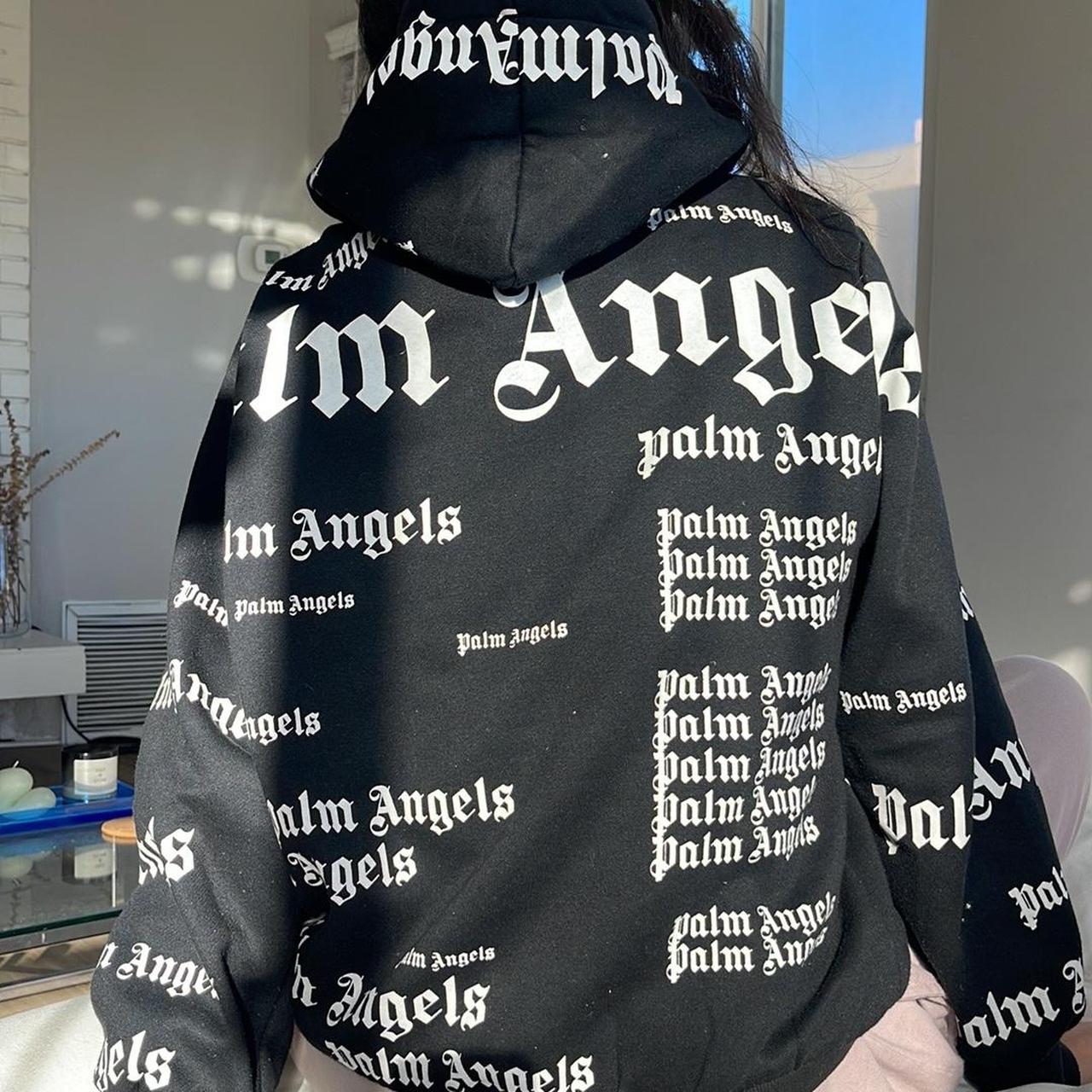 Palm angels ultra logo on sale hoodie