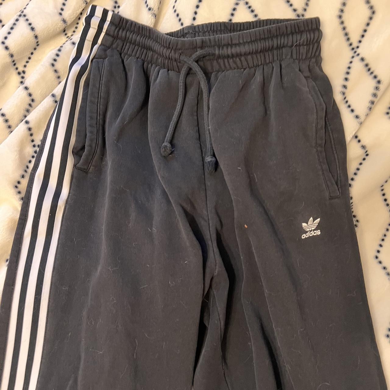 Black Adidas sweatpants. Mint condition, tiny bleach... Depop