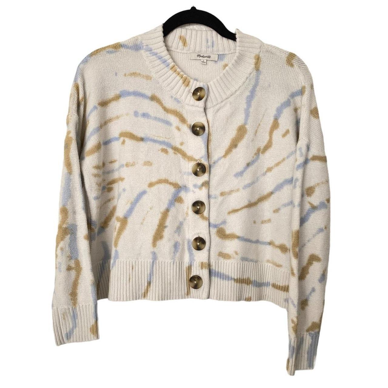 Madewell Tie Dye store Cardigan Sweater