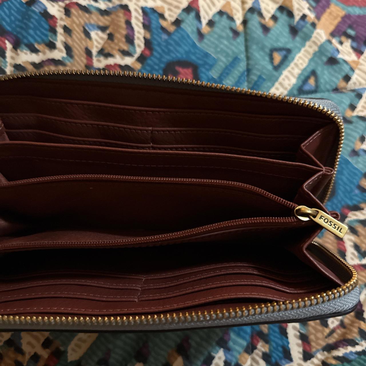 Fossil Women's Wallet - Multi/Blue – Fossil Logan… - image 3