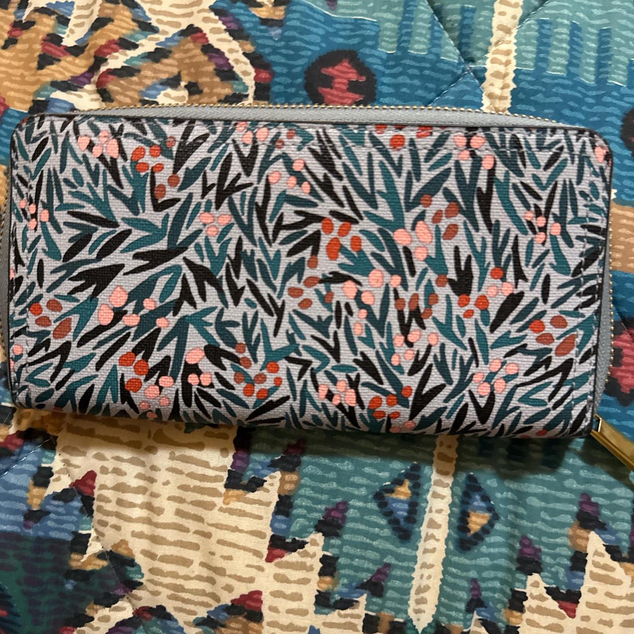 Fossil Women's Wallet - Multi/Blue – Fossil Logan… - image 4