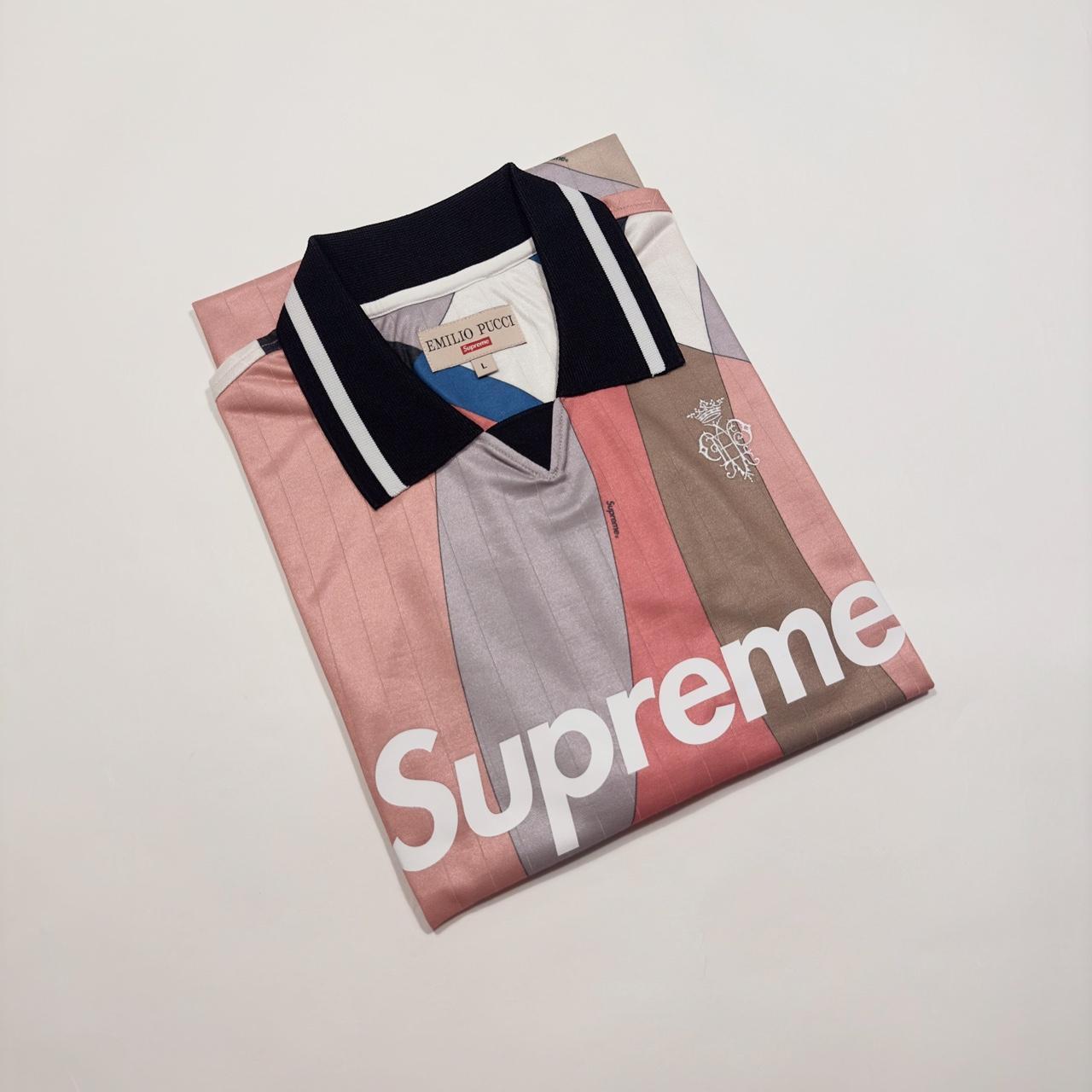 ウェア Supreme Emilio Pucci Soccer Jersey Pink Supreme X Pucci Soccer Jersey Dusty Pink | Culture Kings US