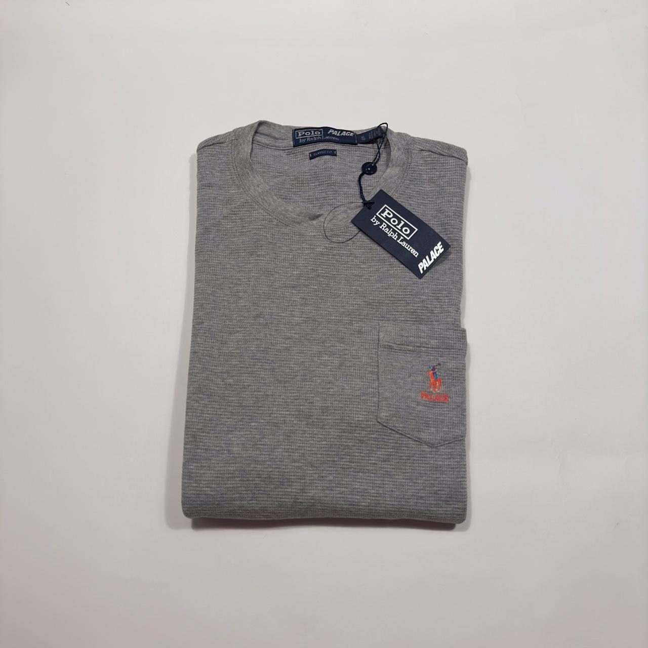 Palace Ralph Lauren Waffle Grey Tee XL Brand