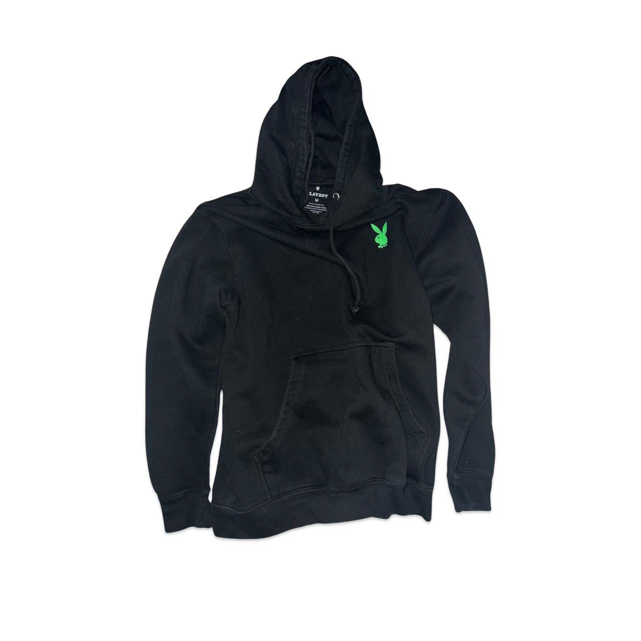 Neon green playboy online hoodie