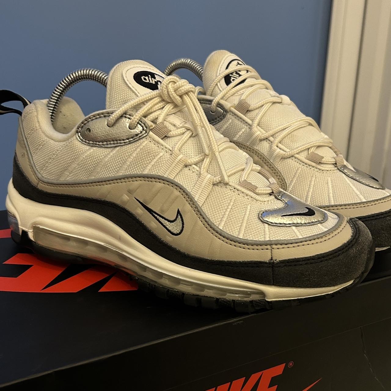 Air max 98 silver desert best sale