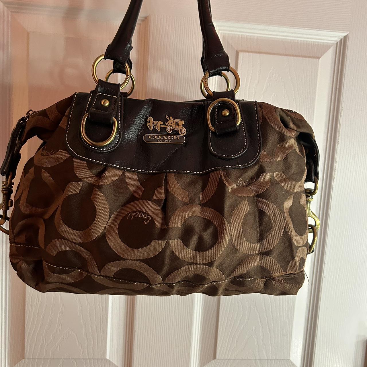 Brown vintage tote coach bag | Depop