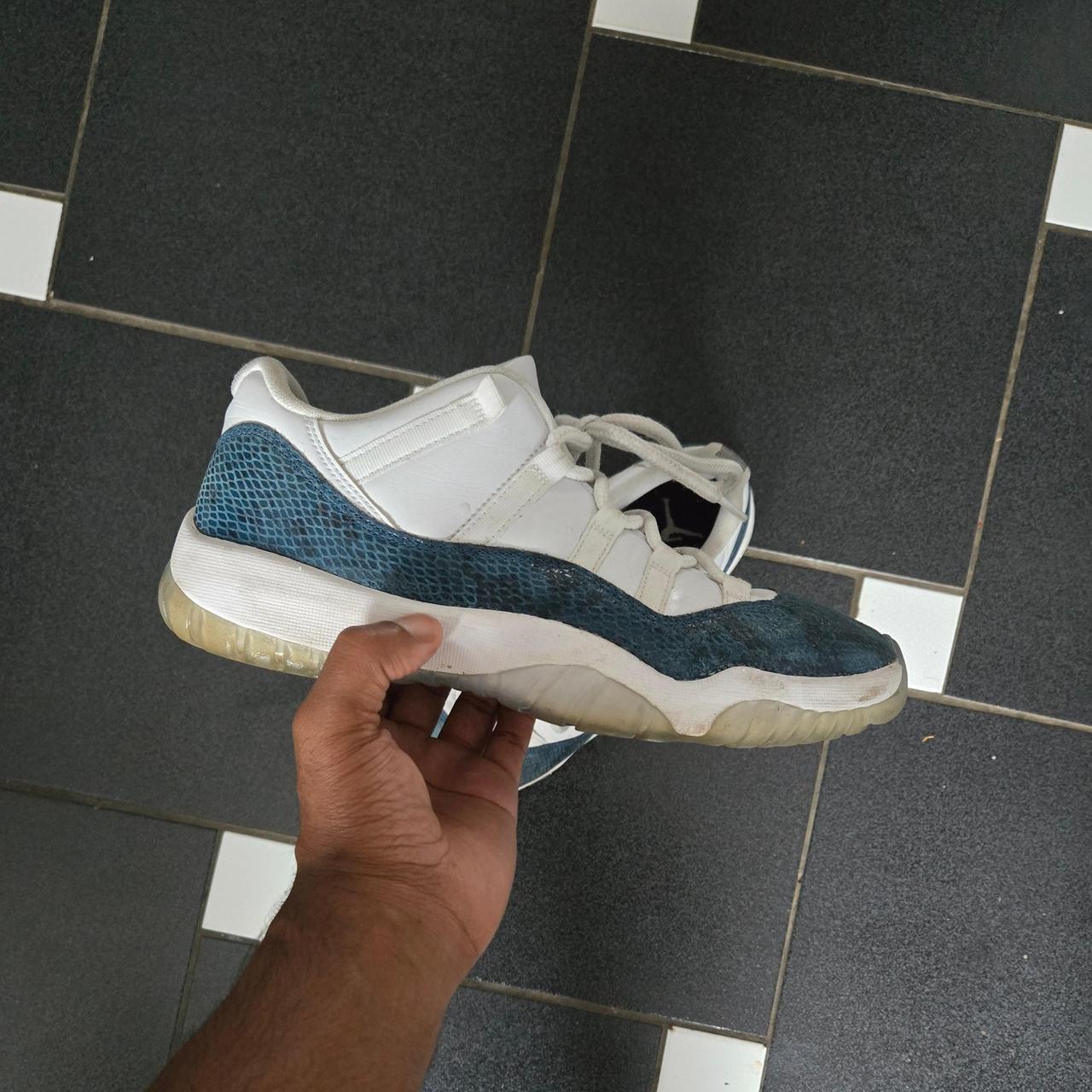 Air Jordan Retro Jordan 11 Snakeskin Blue Jordan 11 Retro Low