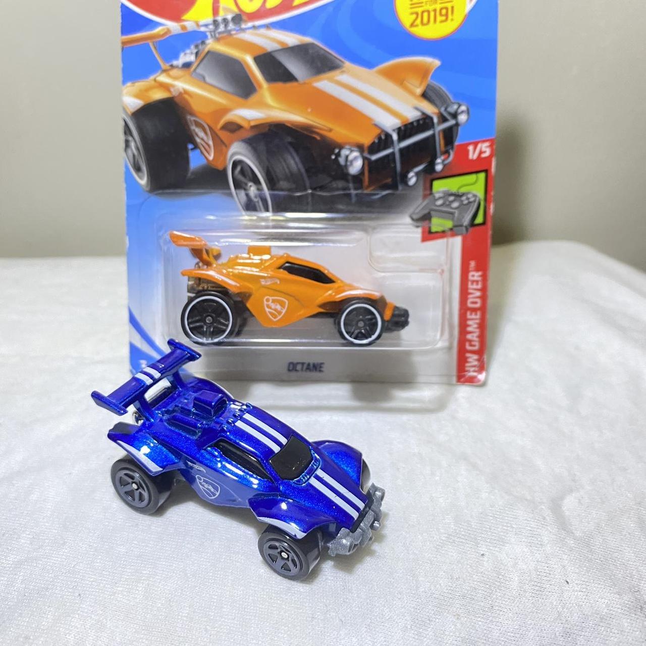 Rocket League Hot Wheels 2019 Blue Orange Octane. Depop